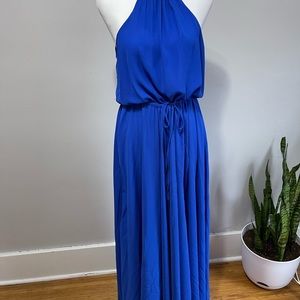 Cobalt blue formal maxi dress